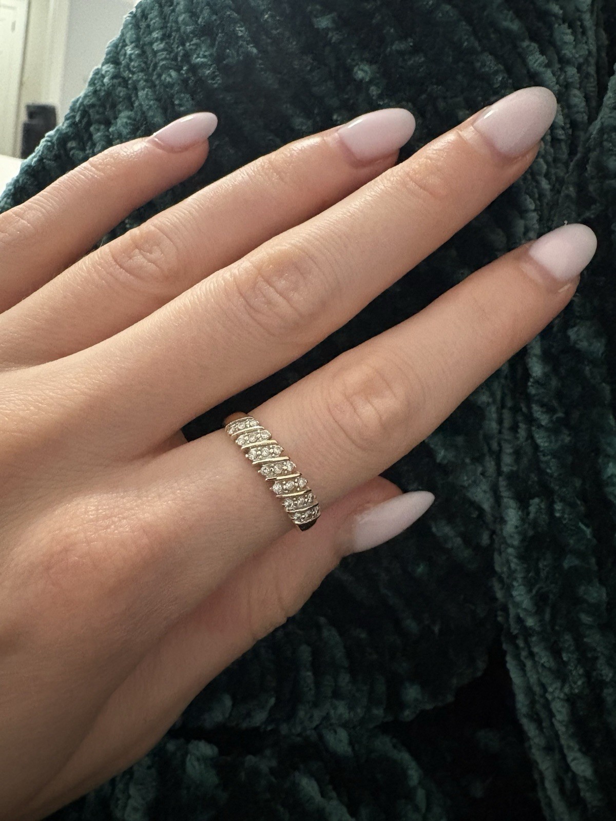 Macy\'s 10k Yellow Gold Diamond Ring