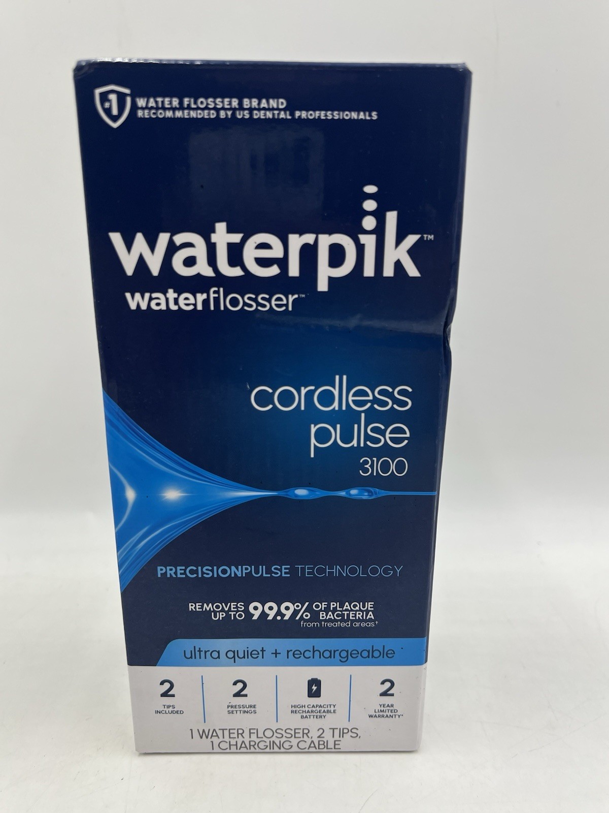 Waterpik Cordless Pulse 3100 Rechargeable Portable Water Flosser Teeth WF-20 New Waterpik Cordless Pulse 3100 Rechargeable Portable Water Flosser Teeth WF-20 New
