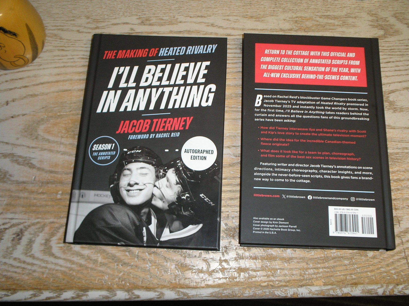SIGNED US 1st Jacob Tierney SIGNED BOOK I\'ll Believe In Anything HEATED RIVALRY