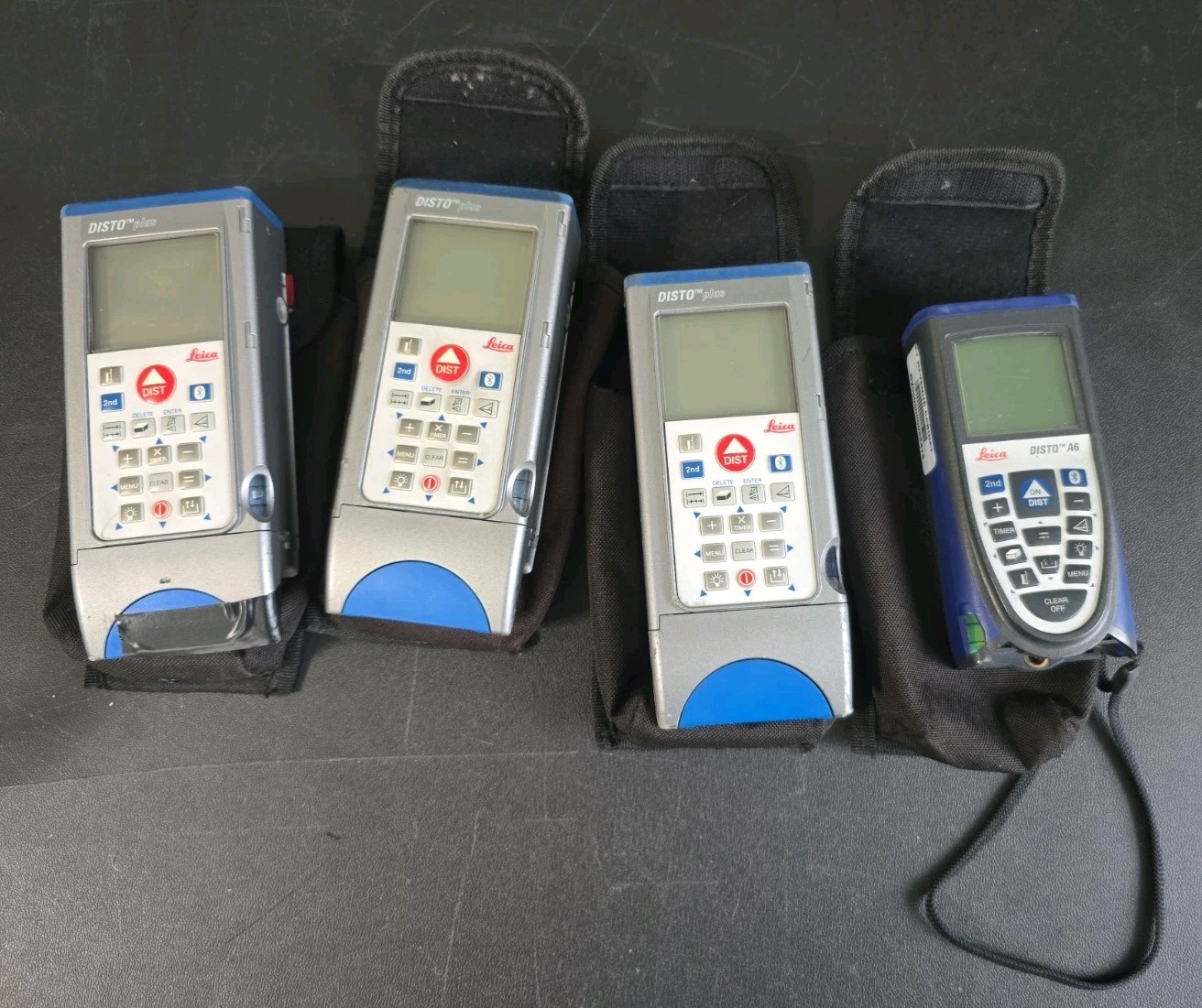 Lot Of 4 Leica Geosystems DISTO A6 Plus UNTESTED PARTS OR REPAIR Lot Of 4 Leica Geosystems DISTO A6 Plus UNTESTED PARTS OR REPAIR