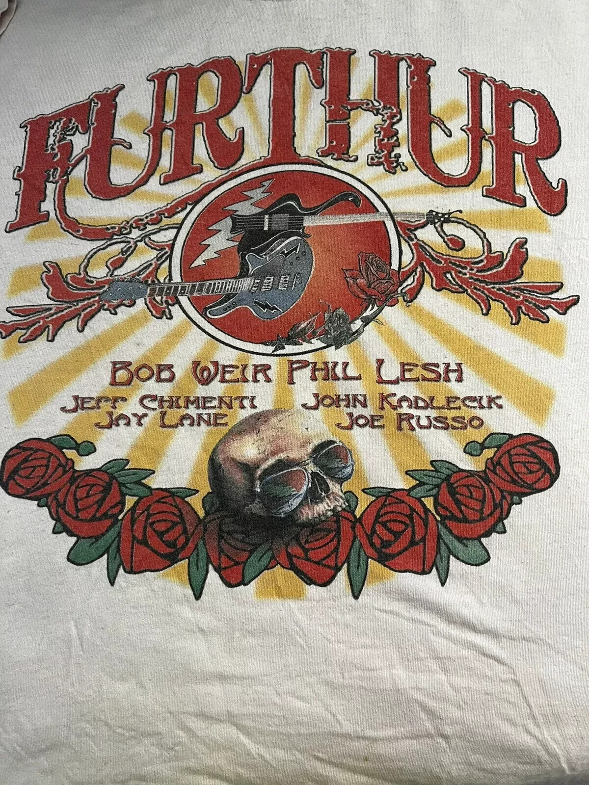 BOB WEIR PHIL LESH FURTHUR FESTIVAL T-shirt Unisex Cotton Tee S-4XL