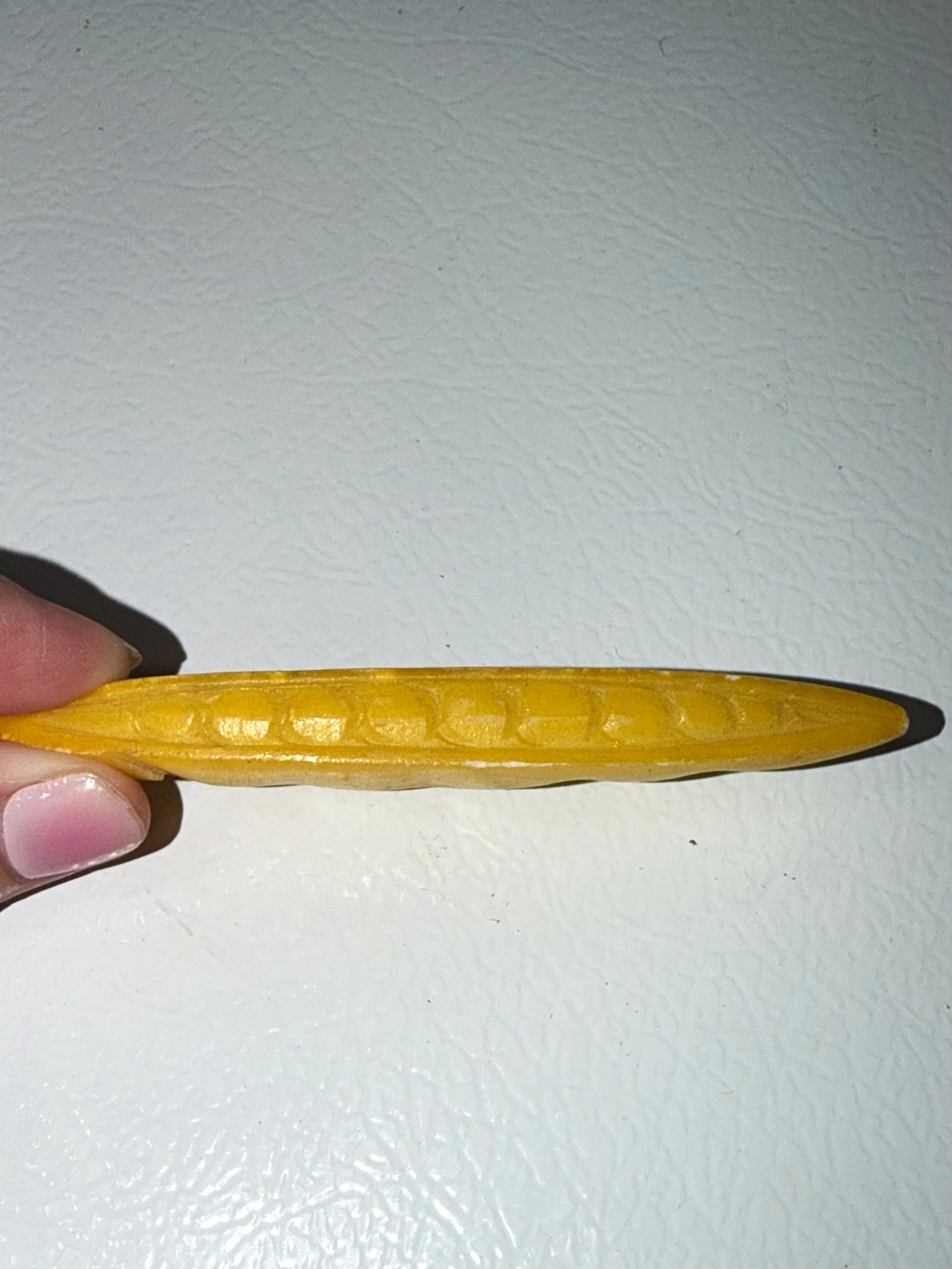 Rare Antique Stone/Alabaster Vegetable - Pea