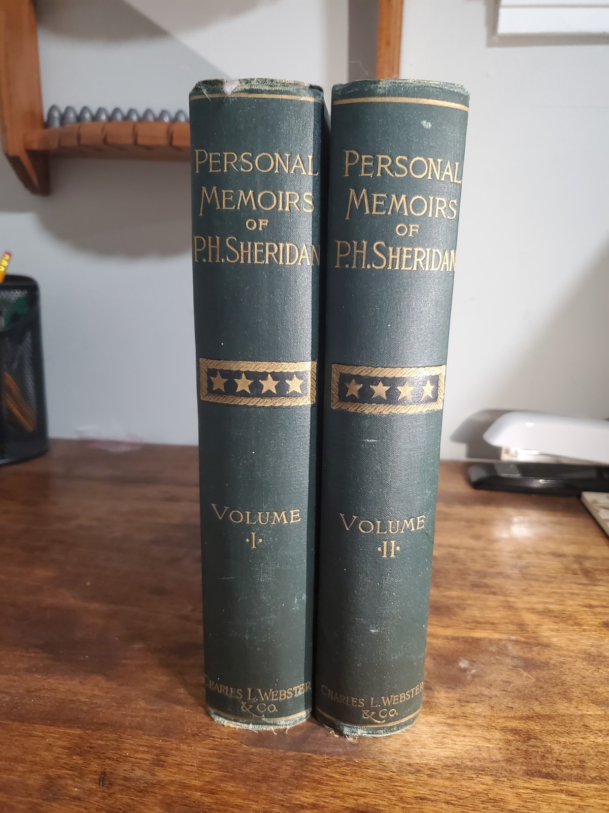 Personal Memoirs of P. H. Sheridan – 2 Volume Set – First Edition, 1888 Personal Memoirs of P. H. Sheridan – 2 Volume Set – First Edition, 1888
