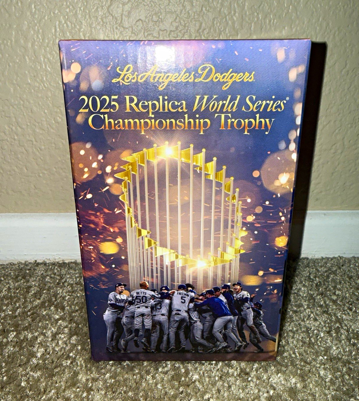 Los Angeles Dodgers 2025 Replica World Series Trophy SGA (unopened)