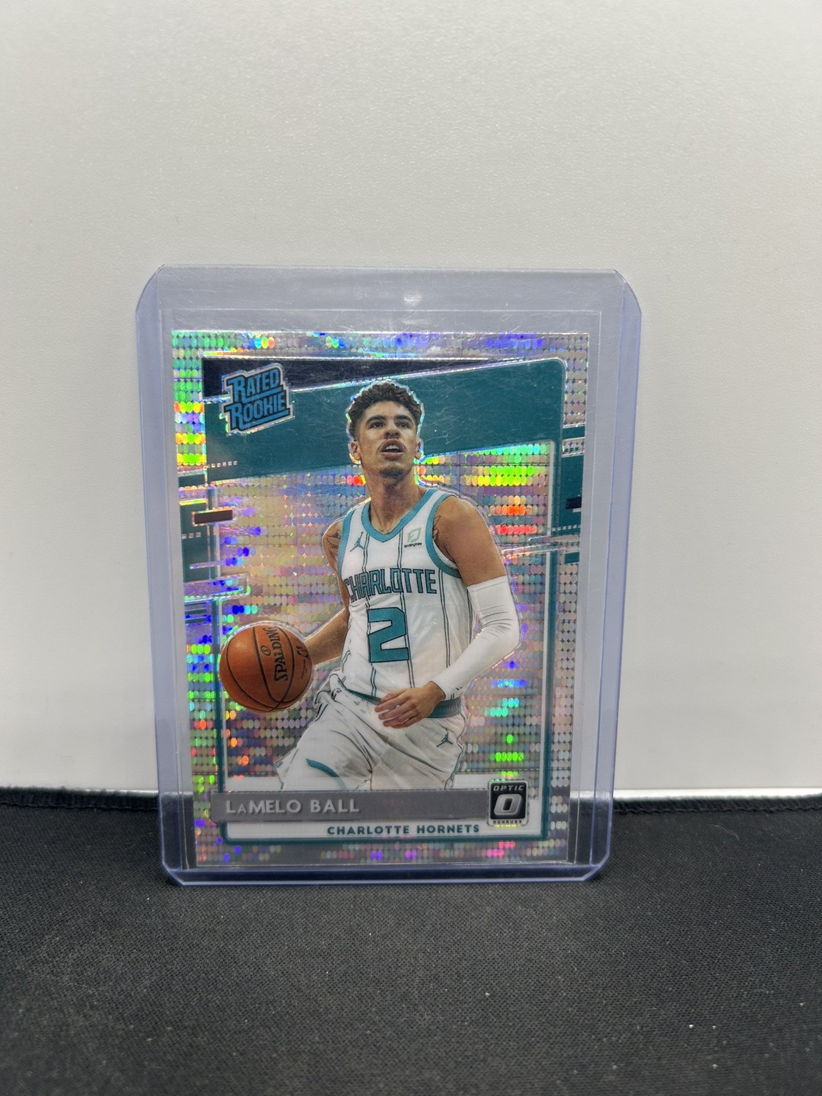 2020-21 Donruss Optic LaMelo Ball Silver Pulsar #153