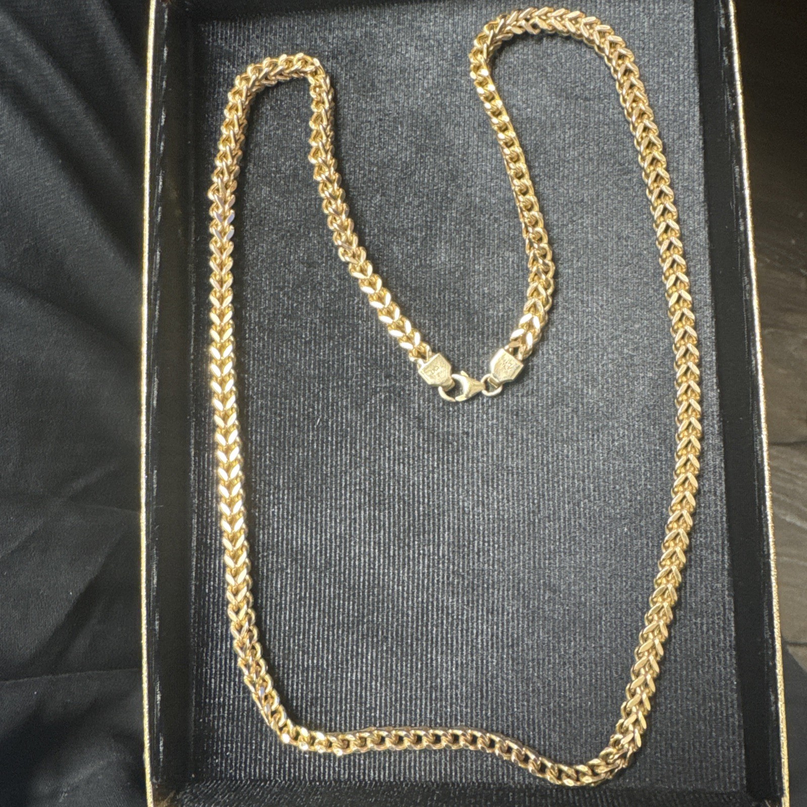 Gold Chain Franco Square 22\