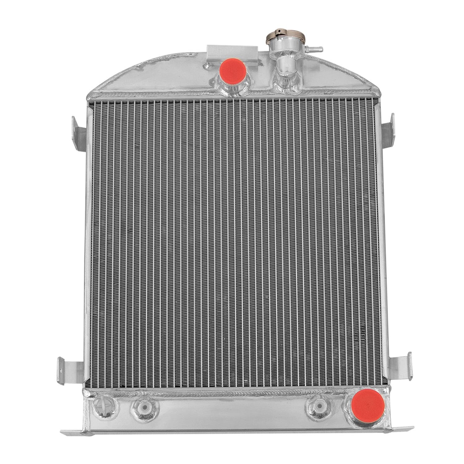 4 Row Core Aluminum Radiator for Ford Model Hi Boy Hot Rod for Chevy V8 Engine