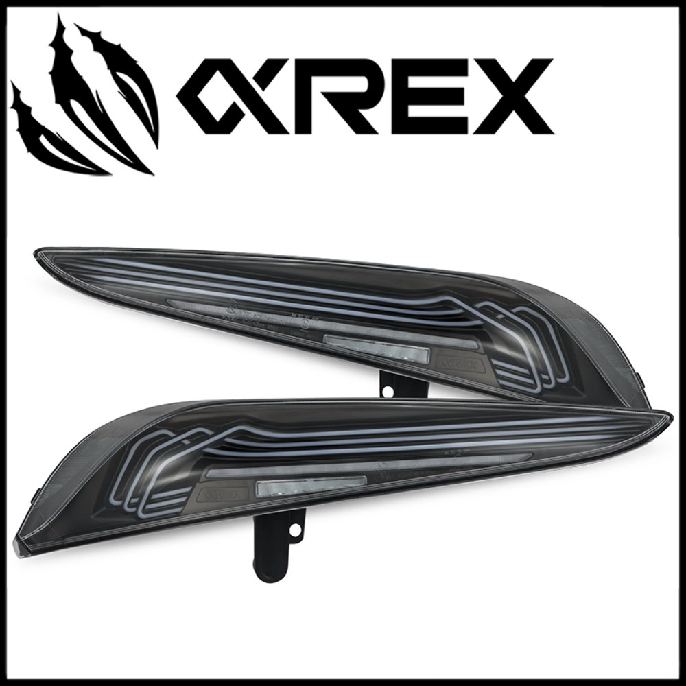 AlphaRex Black LUXX CSL Laser Style LED Tail Lights fit 2020-2026 Toyota Supra
