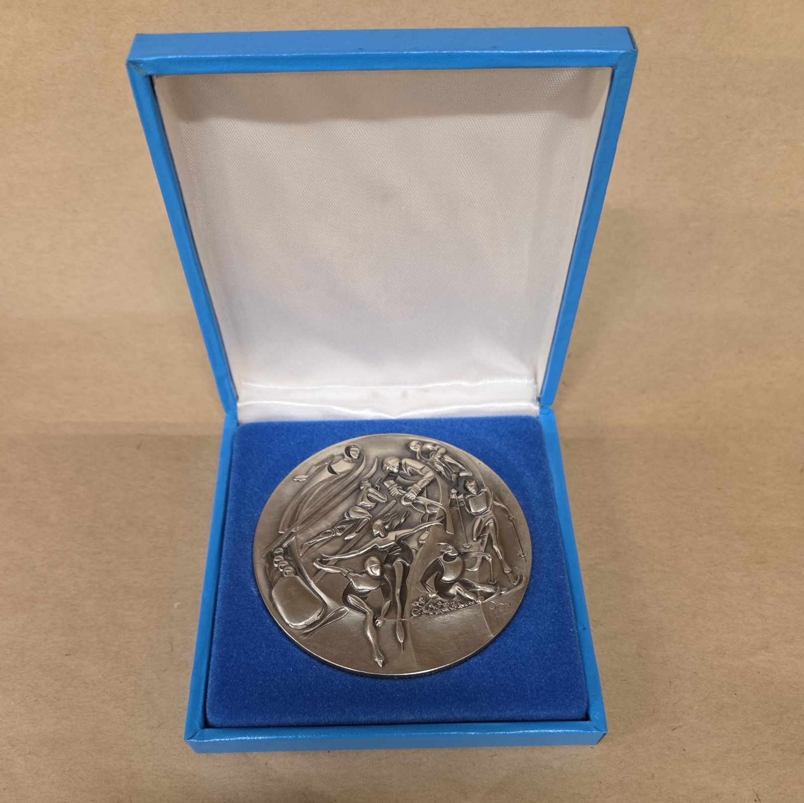 1980 Lake Placid Winter Olympics Participant Participation Medal in Original Box