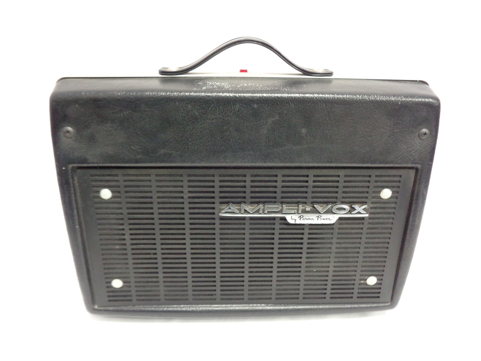 Perma-Power Ampli-Vox Portable PA Vintage Guitar Amp W/ Microphone Tested Works