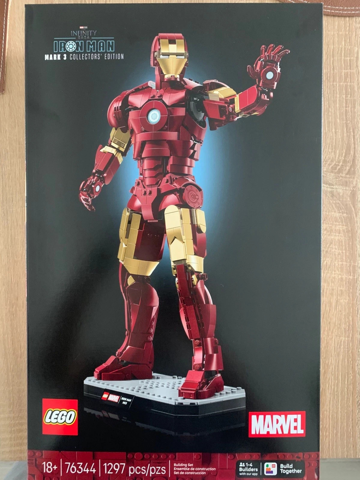 LEGO MARVEL The Infinity Saga IRON MAN Mark 3 Collectors Edition (76344) New