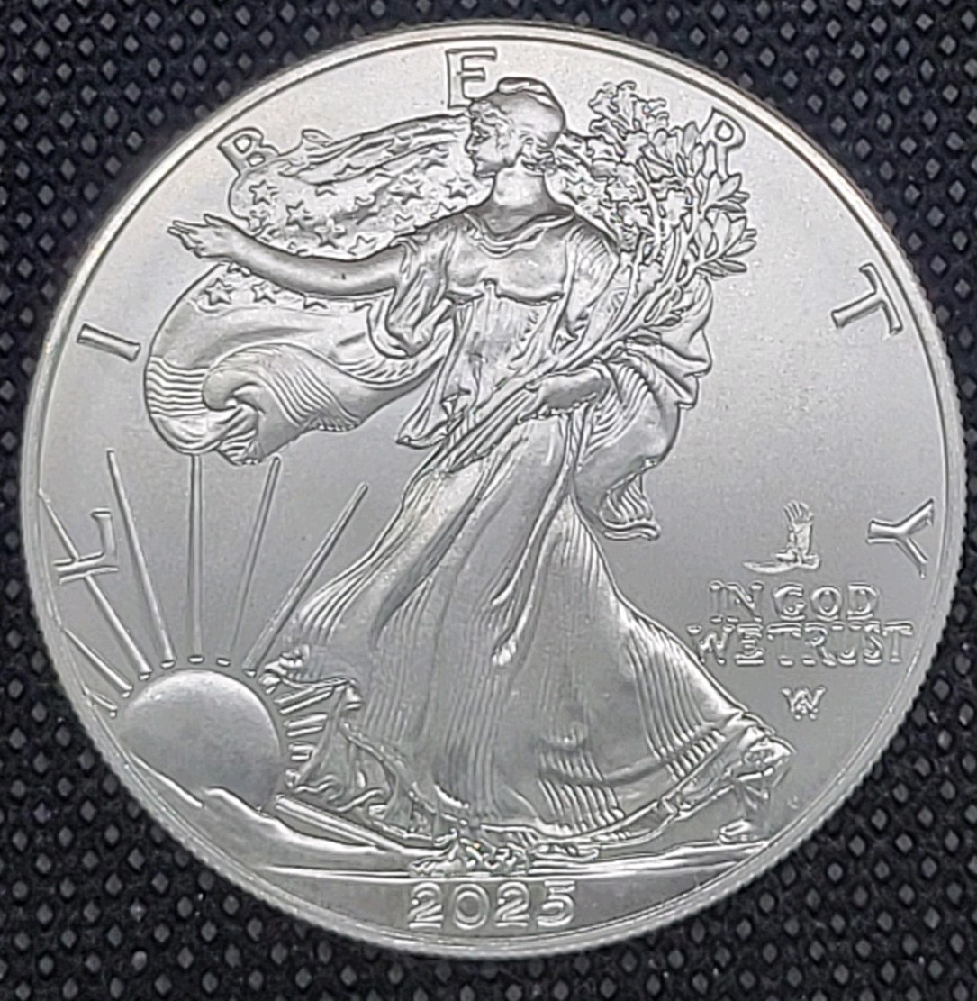 2025 W American .999 Silver Eagle W/ Eagle Privy Mark - rare 500k Mintage 