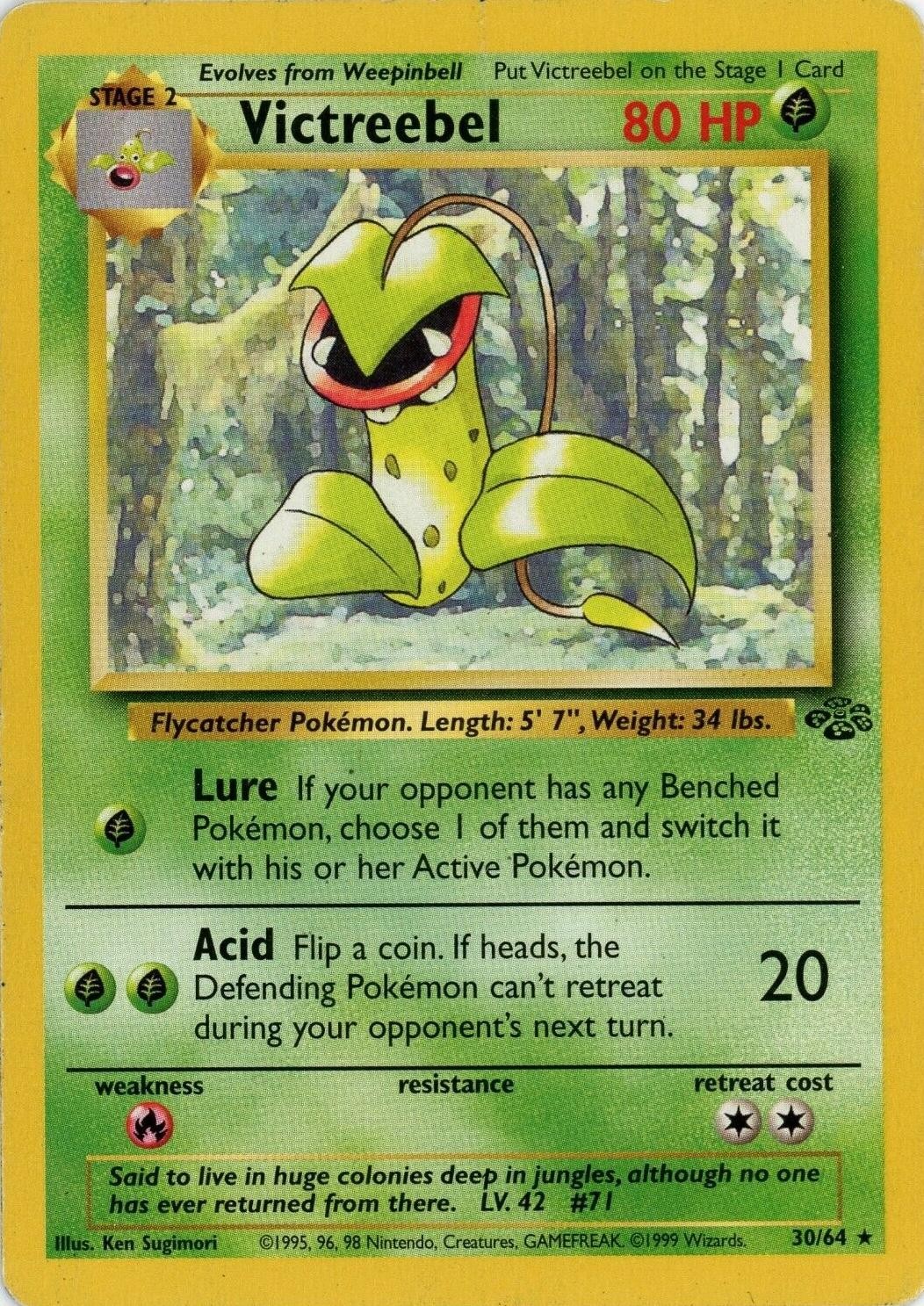 Victreebel (30) Unlimited [JU - 30/64] Pokemon NM