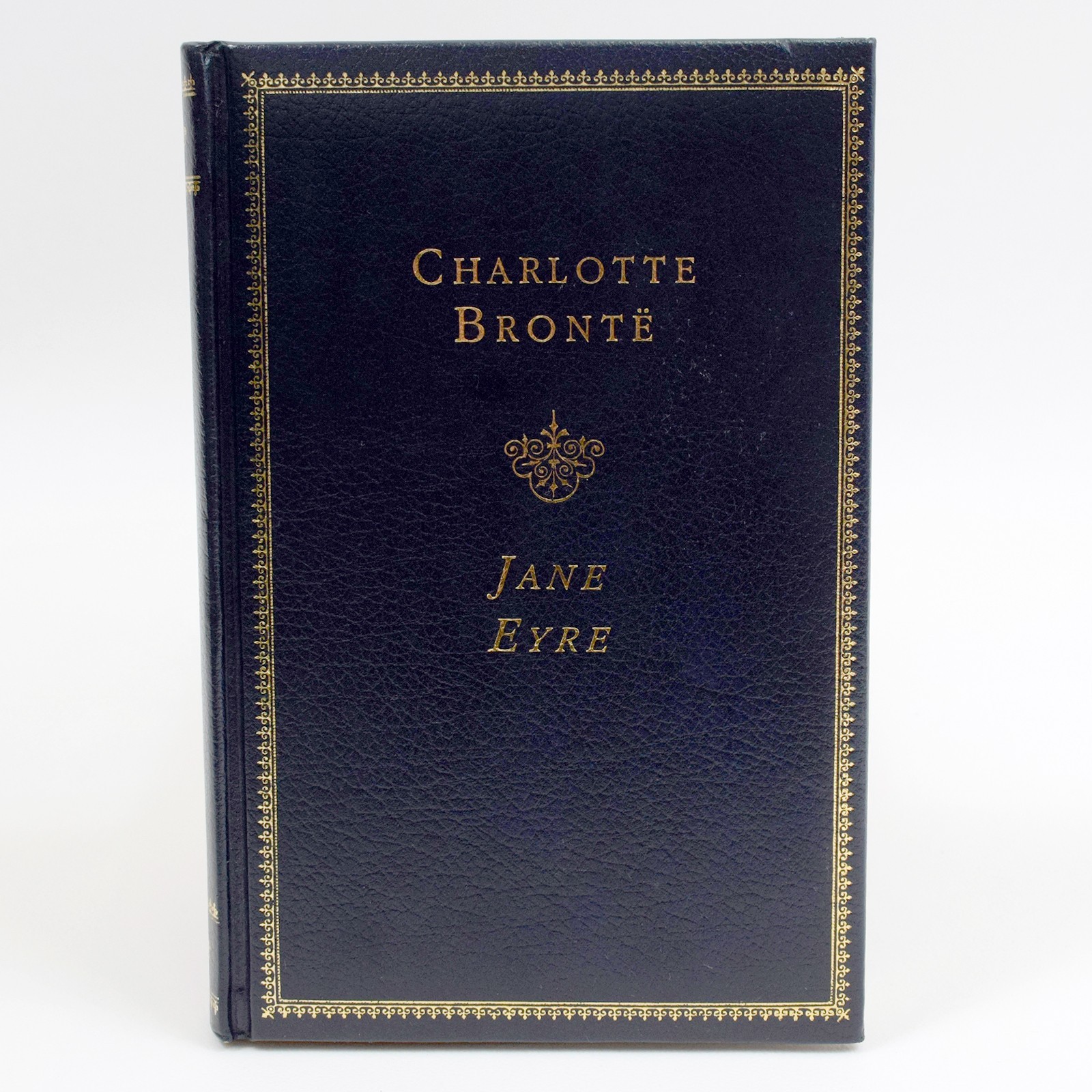 Vintage 1986 Jane Eyre Gold Gilt Hardback Book by Charlotte Bronte Octopus Books
