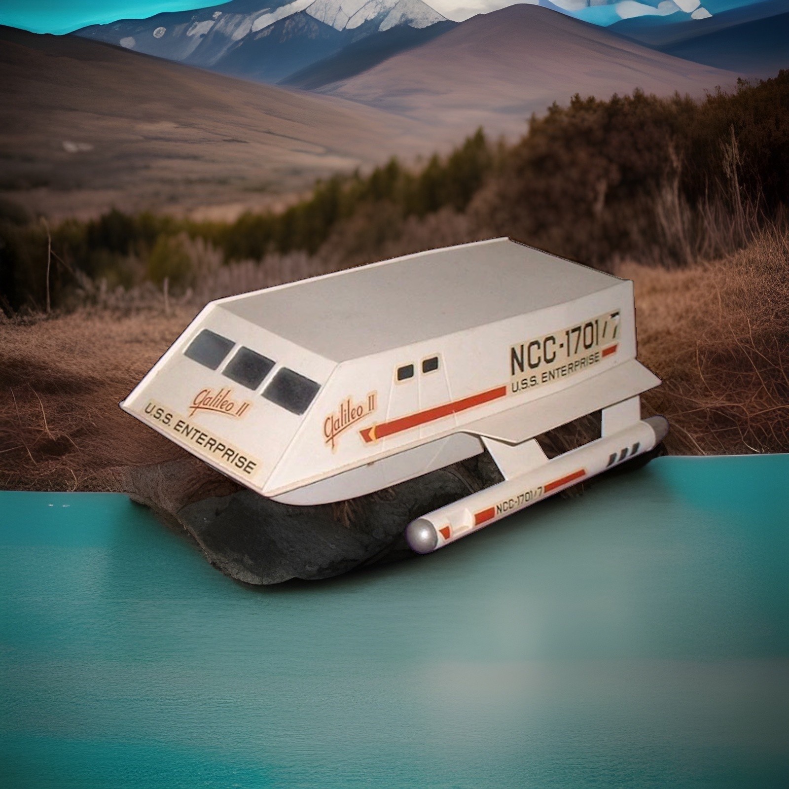 Vintage Star Trek Galileo Shuttlecraft U.S.S. Enterprise NCC-1701/7 Ship Toy Vintage Star Trek Galileo Shuttlecraft U.S.S. Enterprise NCC-1701/7 Ship Toy