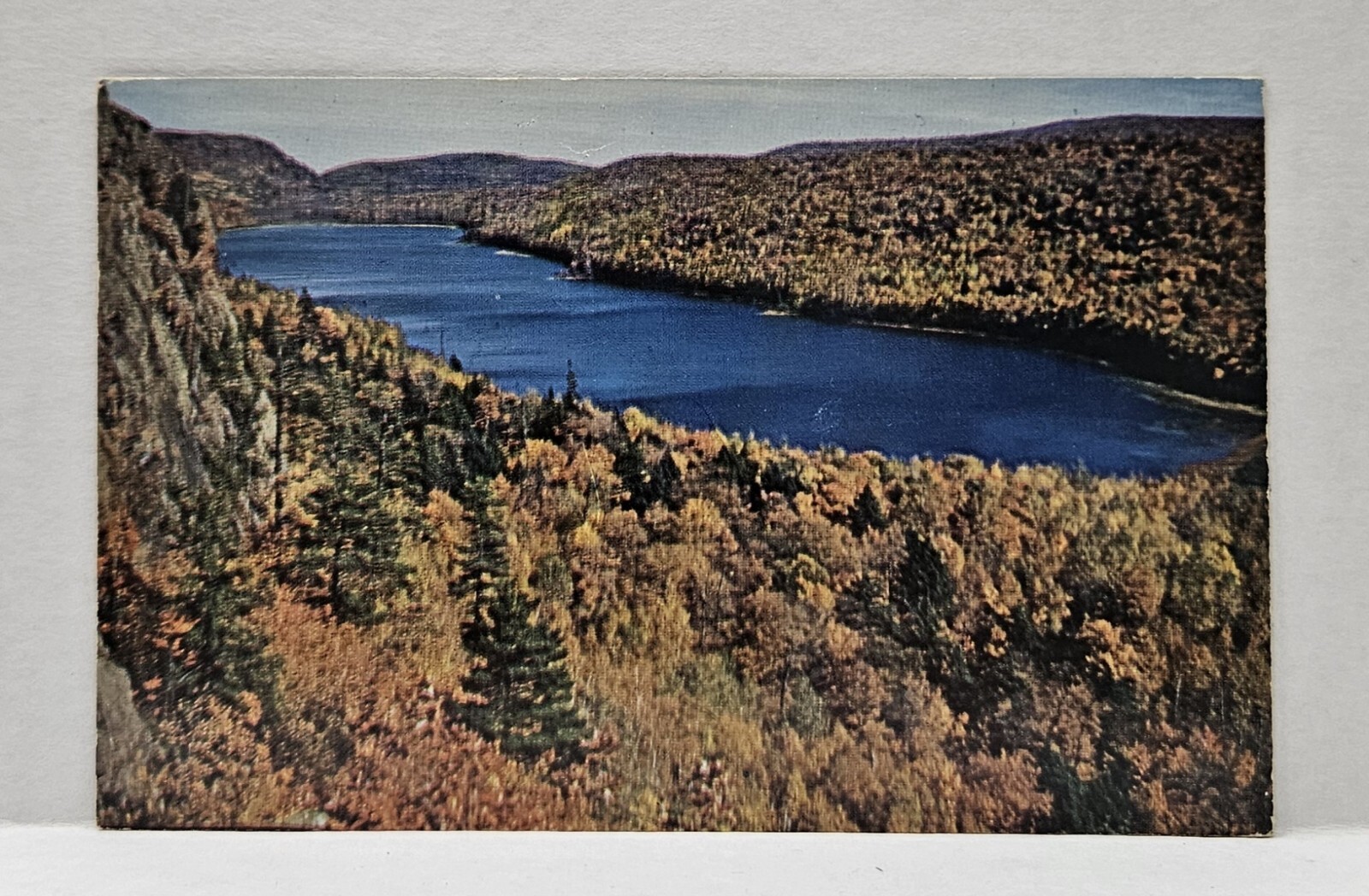 Vintage Postcard 1957 Lake of the Clouds, Huron Mountains, Ontonagon, Michigan