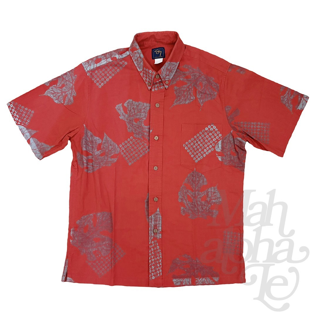 VINTAGE SIG ZANE ALOHA HAWAIIAN SHIRT floral leaf monstera sig on smith VINTAGE SIG ZANE ALOHA HAWAIIAN SHIRT floral leaf monstera sig on smith