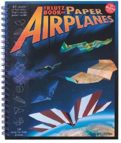 Klutz The Klutz Book of Paper Airplanes Craft Kit - Spiral-bound - GOOD Klutz The Klutz Book of Paper Airplanes Craft Kit - Spiral-bound - GOOD