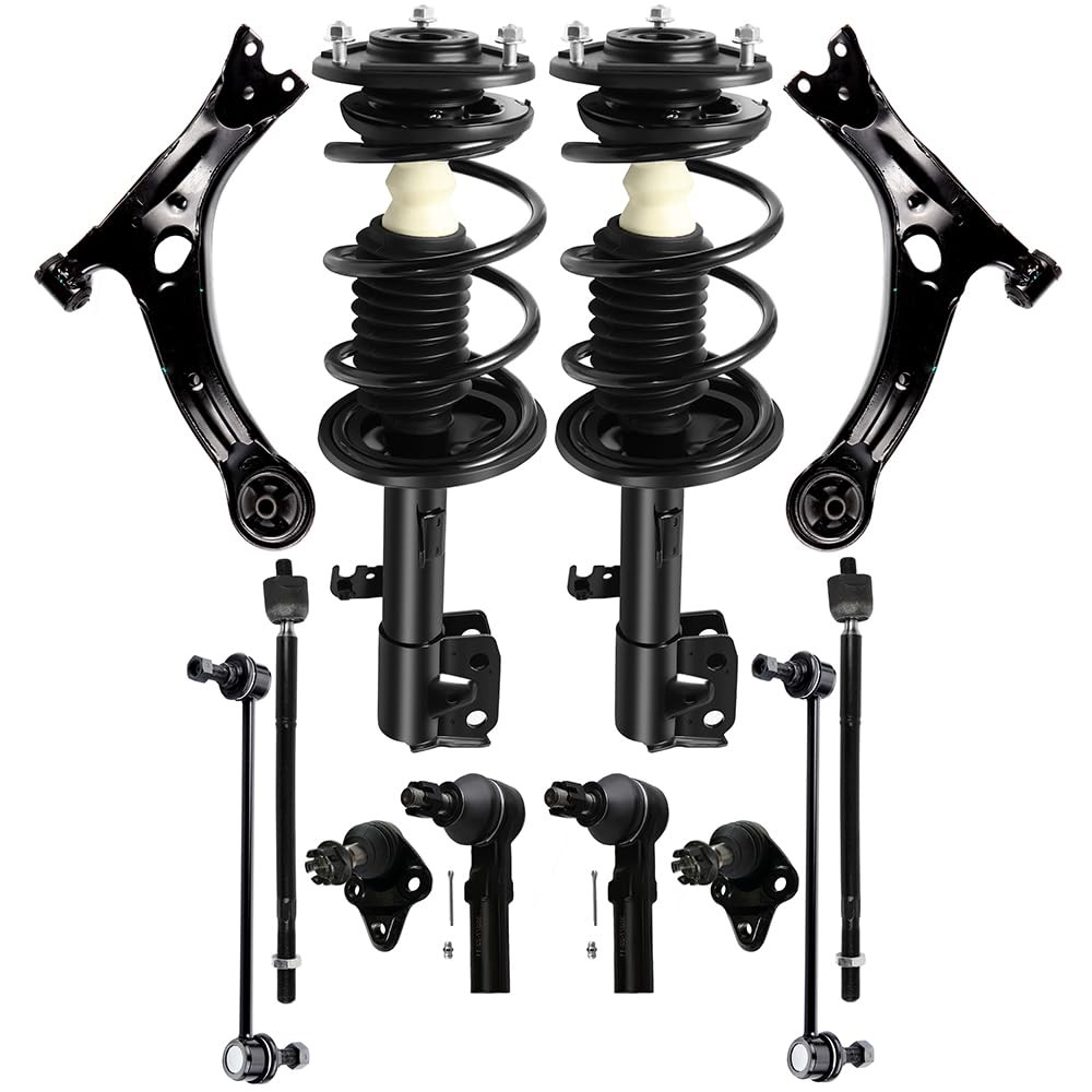 2009-2013 Toyota Corolla Matrix Front Strut Suspension Kit 12pc