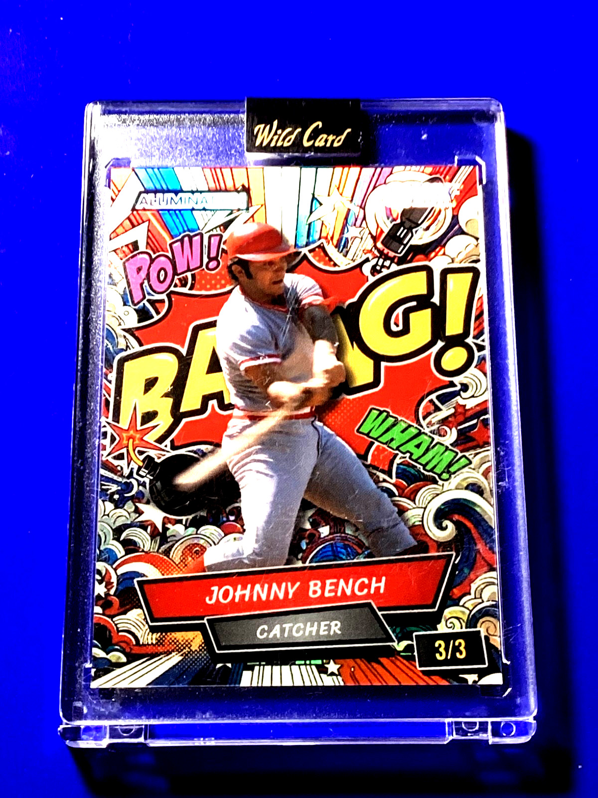 Johnny Bench Refractor 2024 Wild Card Comix Power Bang *Only 3 Made* Reds MVP SP