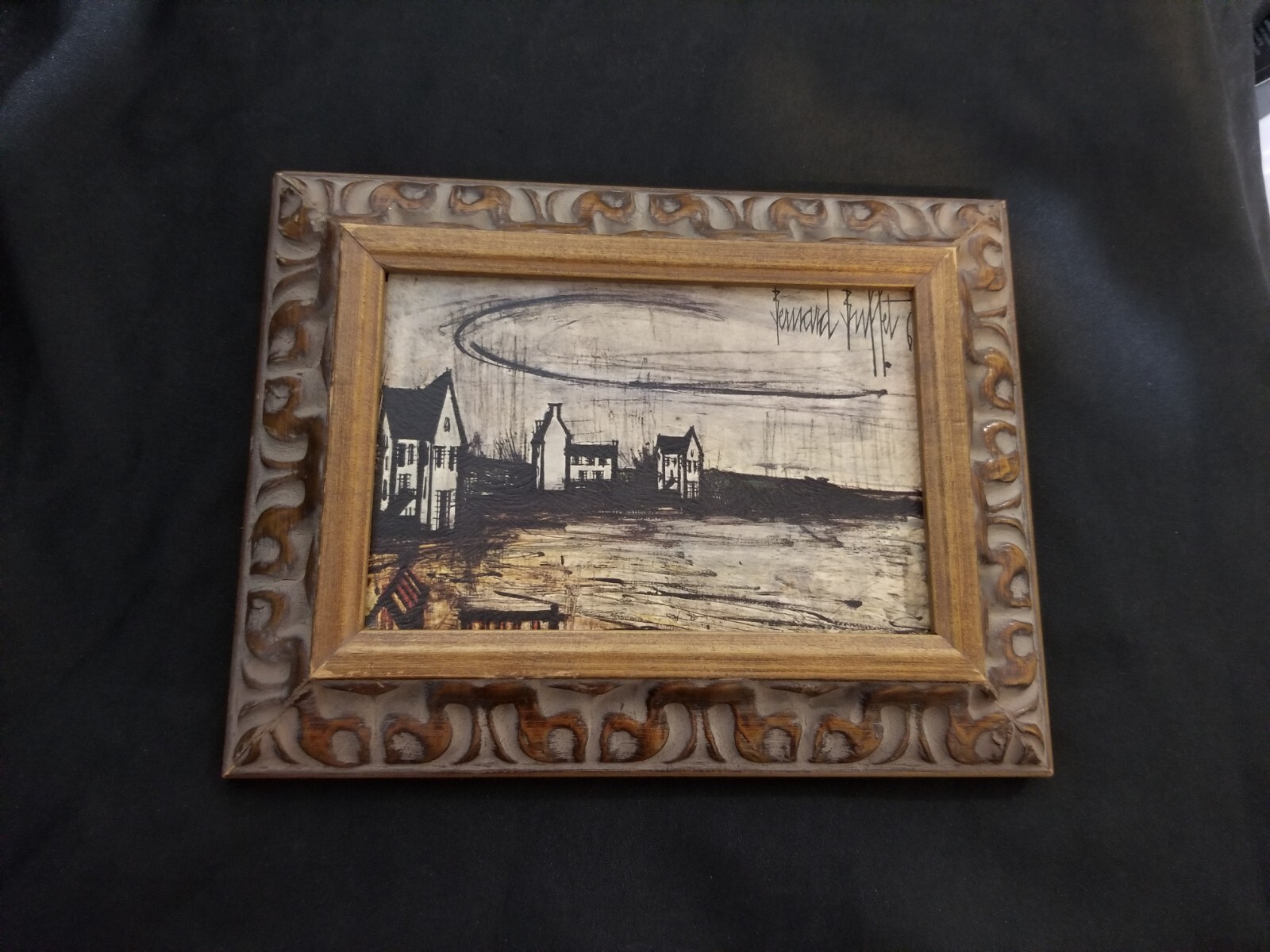 1950s - 1960s *RARE/HTF* OG Frame Lithograph Bernard Buffet #6 (4x6) Back-Proof 1950s - 1960s *RARE/HTF* OG Frame Lithograph Bernard Buffet #6 (4x6) Back-Proof