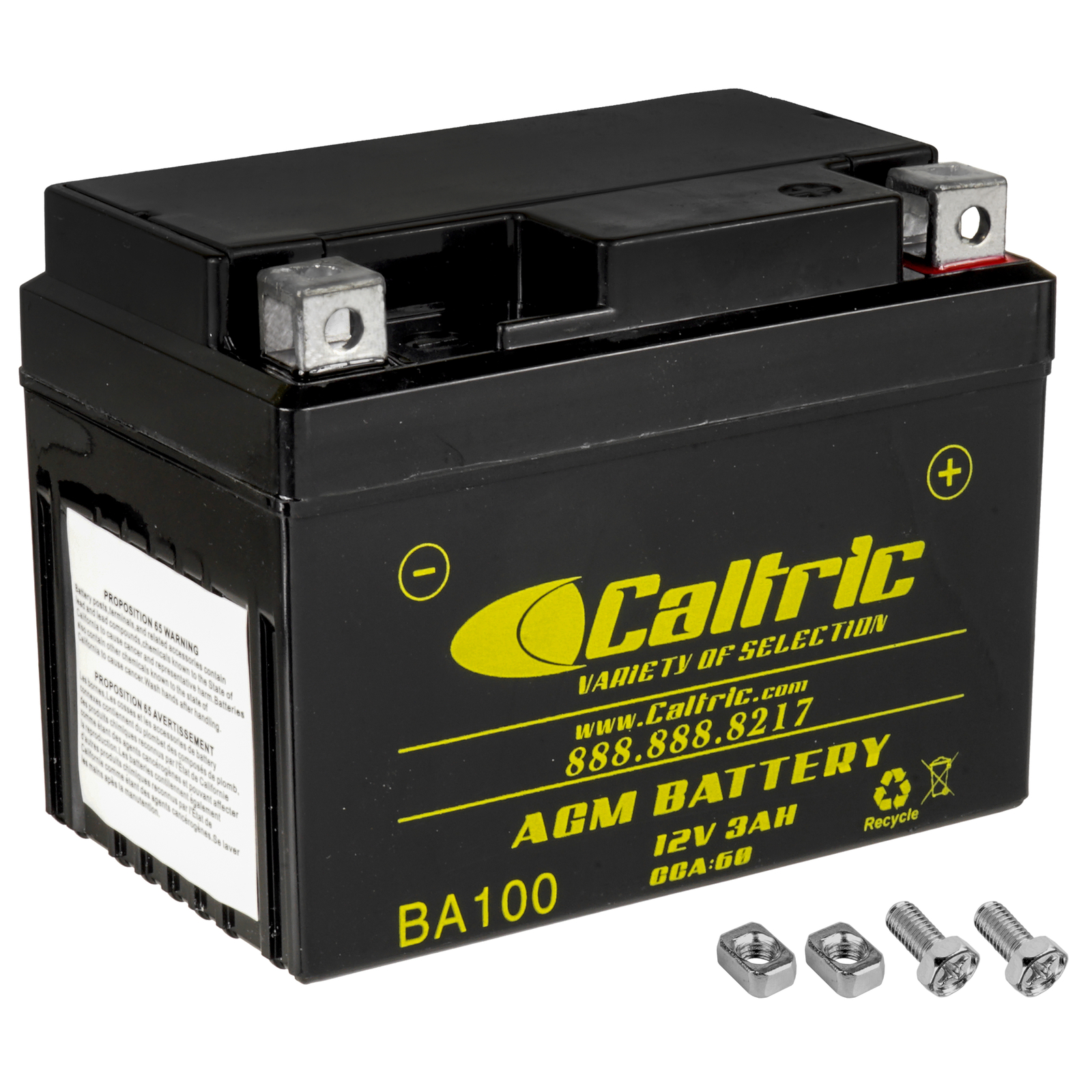 AGM Battery for Kawasaki Z125 PRO BR125J 2017 - 2025 / 12V 3 Ah CCA60 / FTH4L-BS