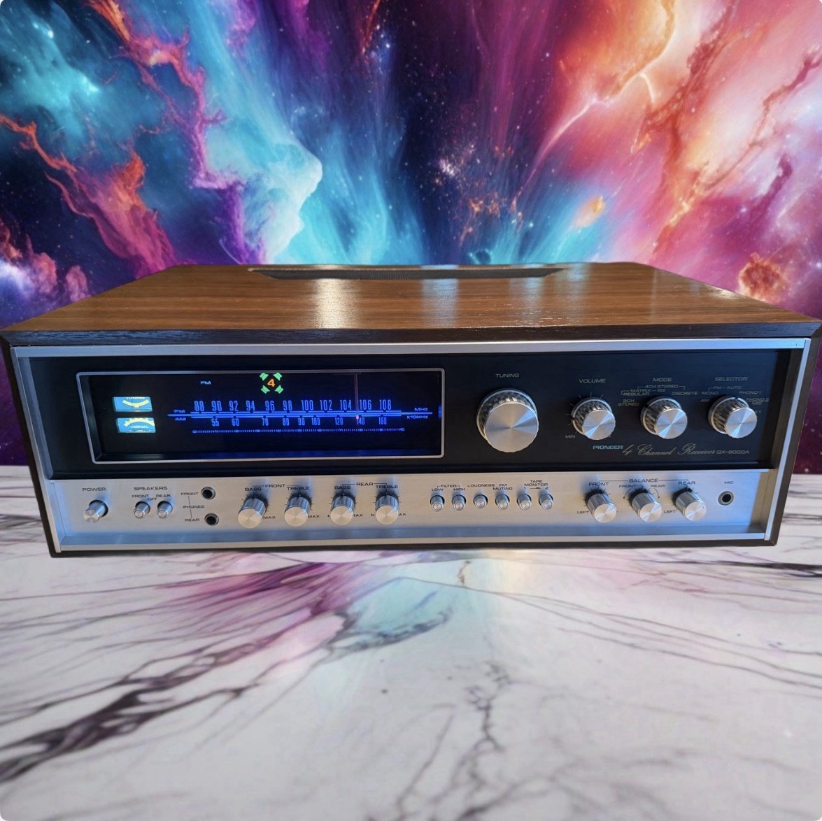 Pioneer QX-8000A Vintage Quadraphonic 4-Channel Receiver Near Mint Serviced 🔥🎶 Pioneer QX-8000A Vintage Quadraphonic 4-Channel Receiver Near Mint Serviced 🔥🎶