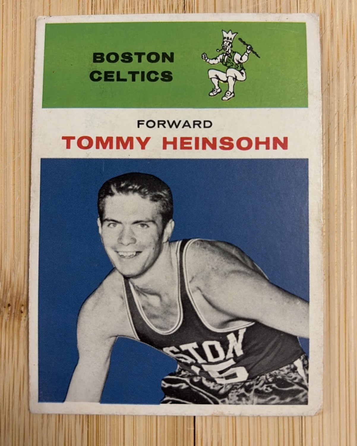 1961-62 Fleer #19 Tommy Heinsohn Boston Celtics