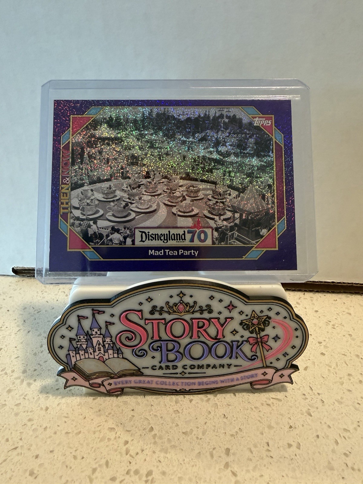 2025 Topps Disneyland 70th Mad Tea Party #43 Purple Shimmer Park Exclusive 2025 Topps Disneyland 70th Mad Tea Party #43 Purple Shimmer Park Exclusive