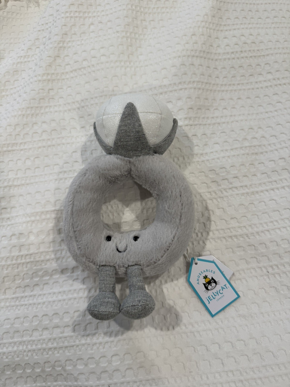 Jellycat Amuseables Diamond Ring Plush NEW WITH TAGS Jellycat Amuseables Diamond Ring Plush NEW WITH TAGS