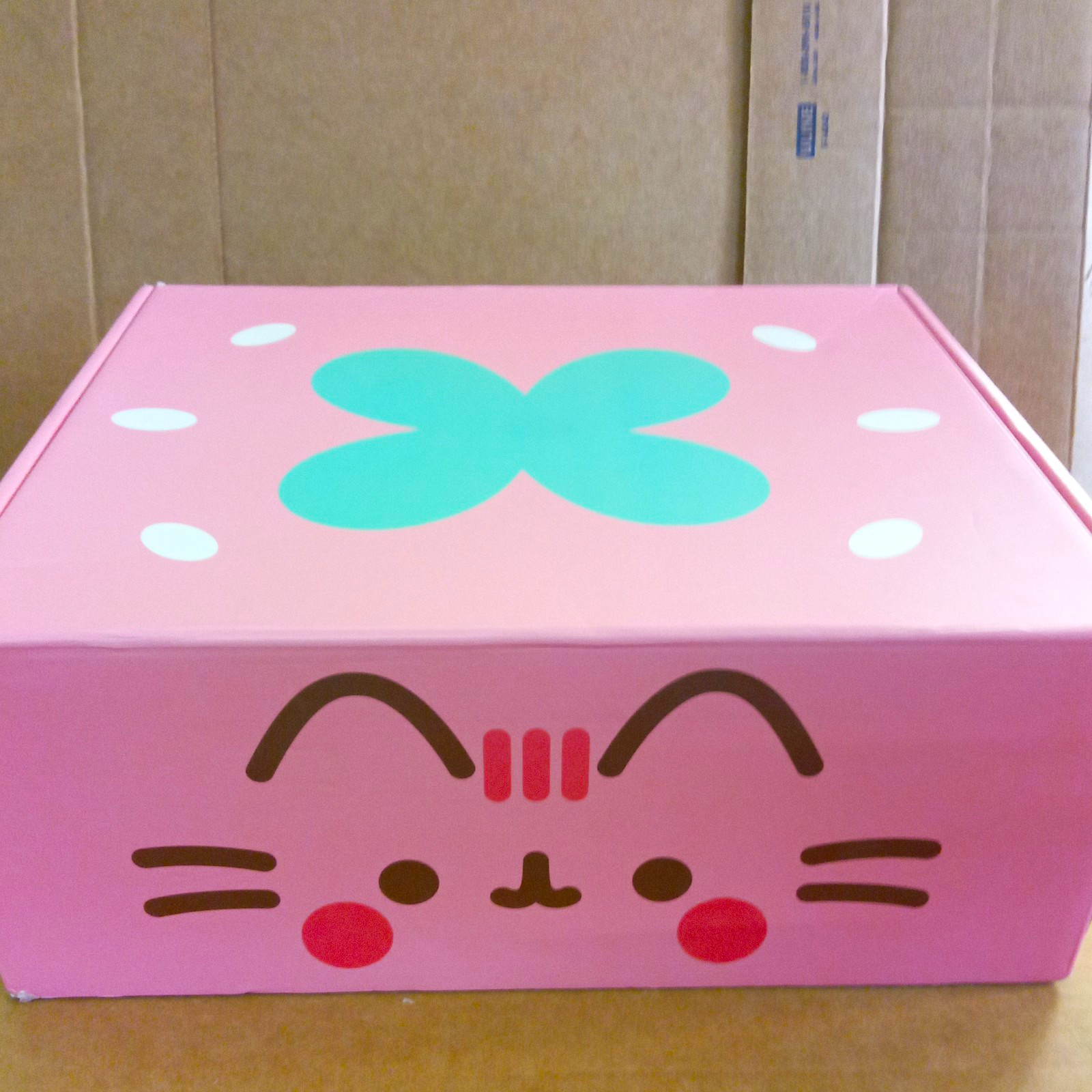 Pusheen Fruits Subscription Box XL Pink Green White Boxed 2024 No Plushie Pusheen Fruits Subscription Box XL Pink Green White Boxed 2024 No Plushie