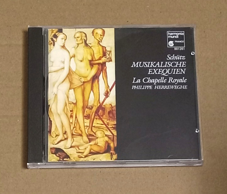 Schütz Musikalische Exequien PHILIPPE HERREWEGHE Original Harmonia Mundi CD MINT