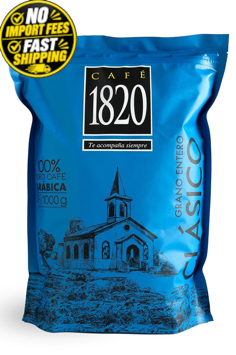 Café 1820 Whole Bean, Premium Costa Rican Bean 35 Ounce (Pack of 1) Café 1820 Whole Bean, Premium Costa Rican Bean 35 Ounce (Pack of 1)