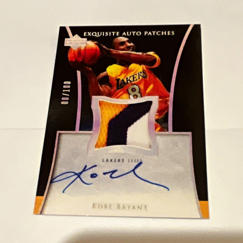 Upper Deck 2003-04 Exquisite Kobe Bryant Auto Exquisite Patches AP-KB /100
