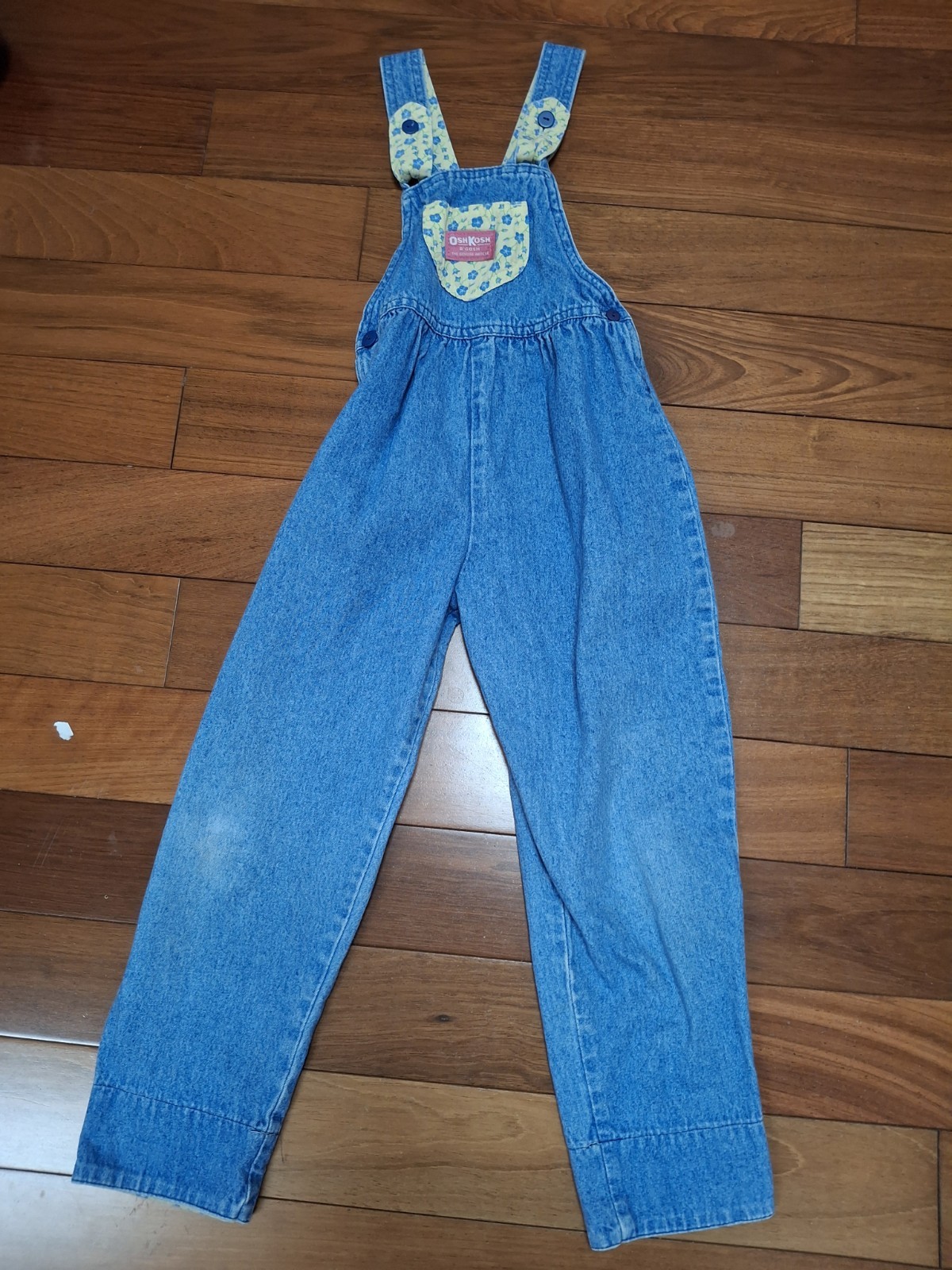 VTG 90s OshKosh overalls bow back girls 6