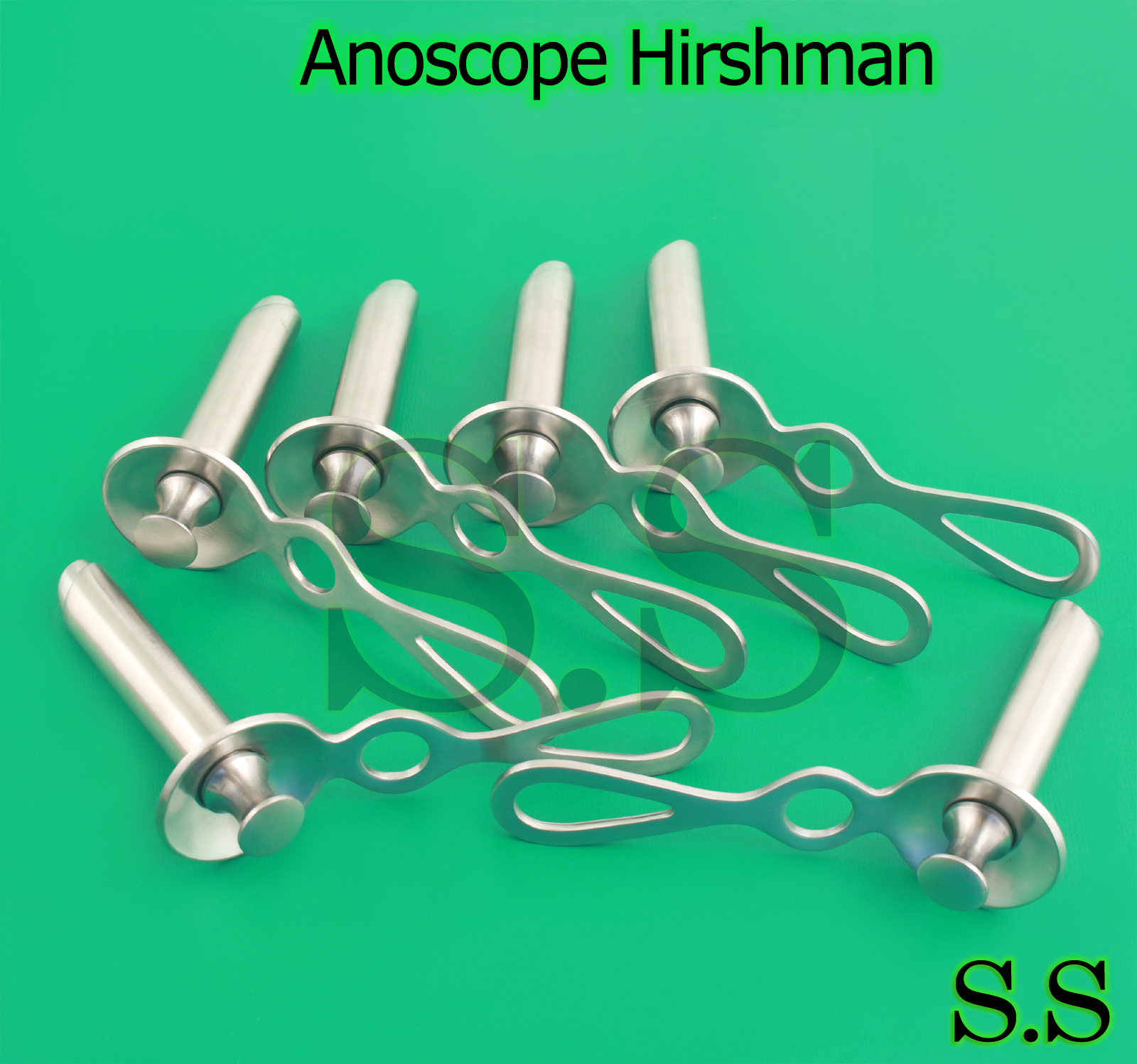 6 Anoscope Hirshman Small Surgical OB/GYNO Instruments
