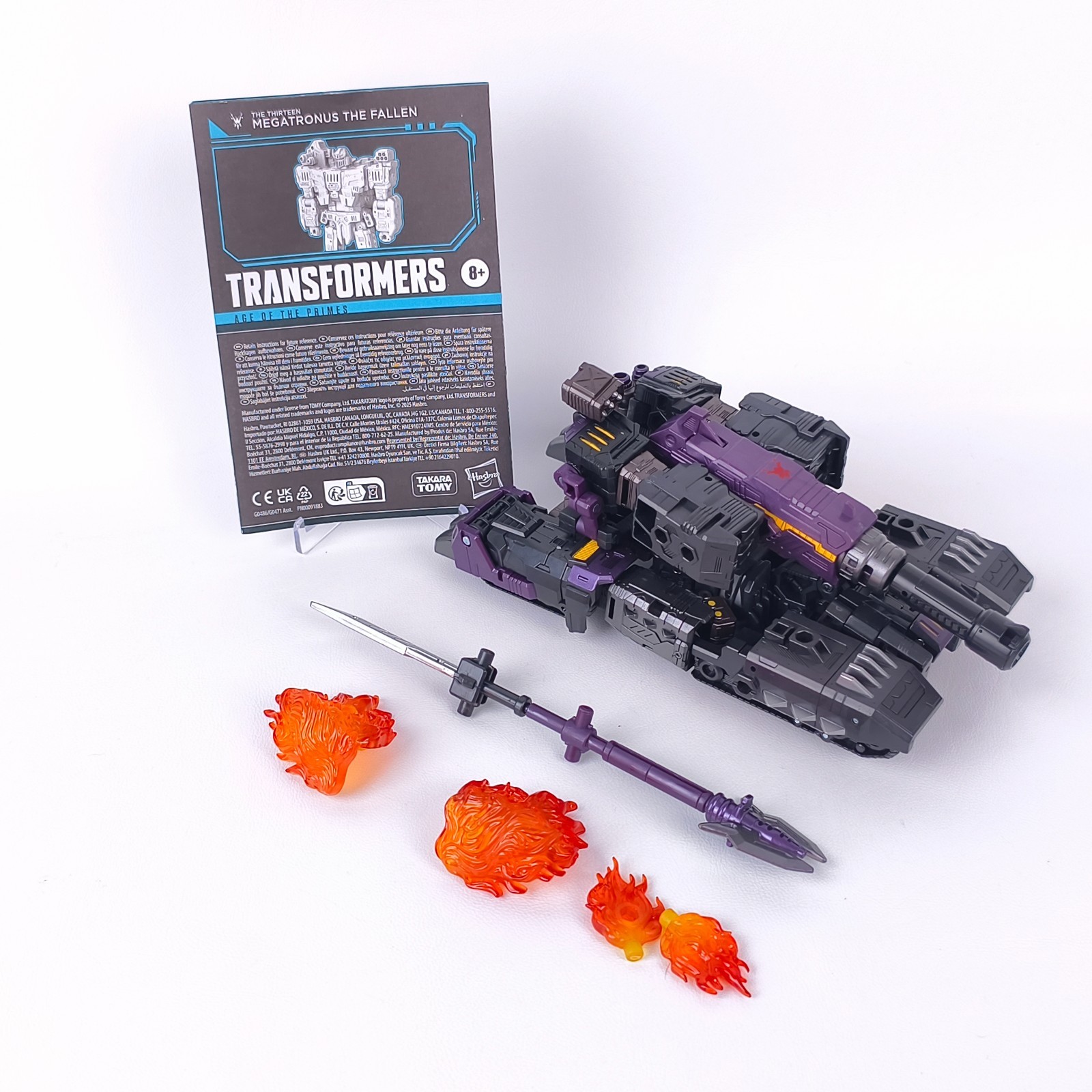 Transformers The Thirteen Megatronus the Fallen Complete AOTP Leader Class
