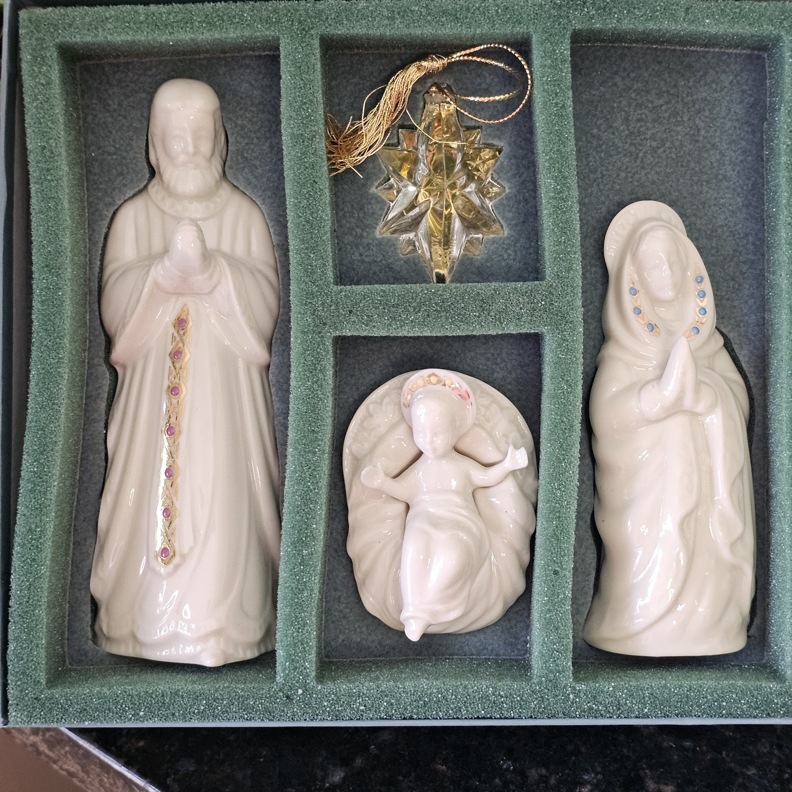 Lenox Christmas China Jewels Collection Holy Family Nativity 8 Lenox Christmas China Jewels Collection Holy Family Nativity 8