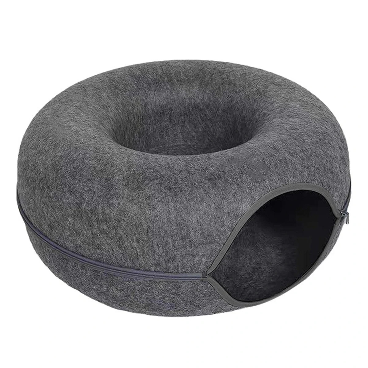 Cat Cave EXTRA LARGE Cat Tunnel Bed Indoor Cats,Cat Donut 50 cm