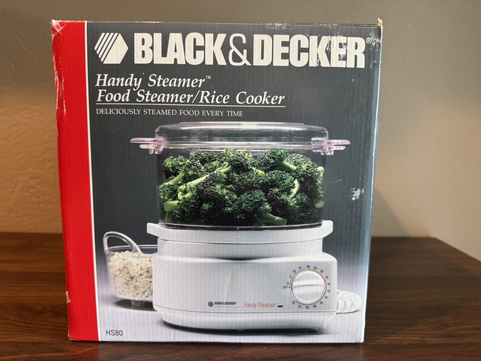 VTG NEW Black & Decker Handy Steamer HS80 Food Steamer / Rice Cooker 1991 VTG NEW Black & Decker Handy Steamer HS80 Food Steamer / Rice Cooker 1991