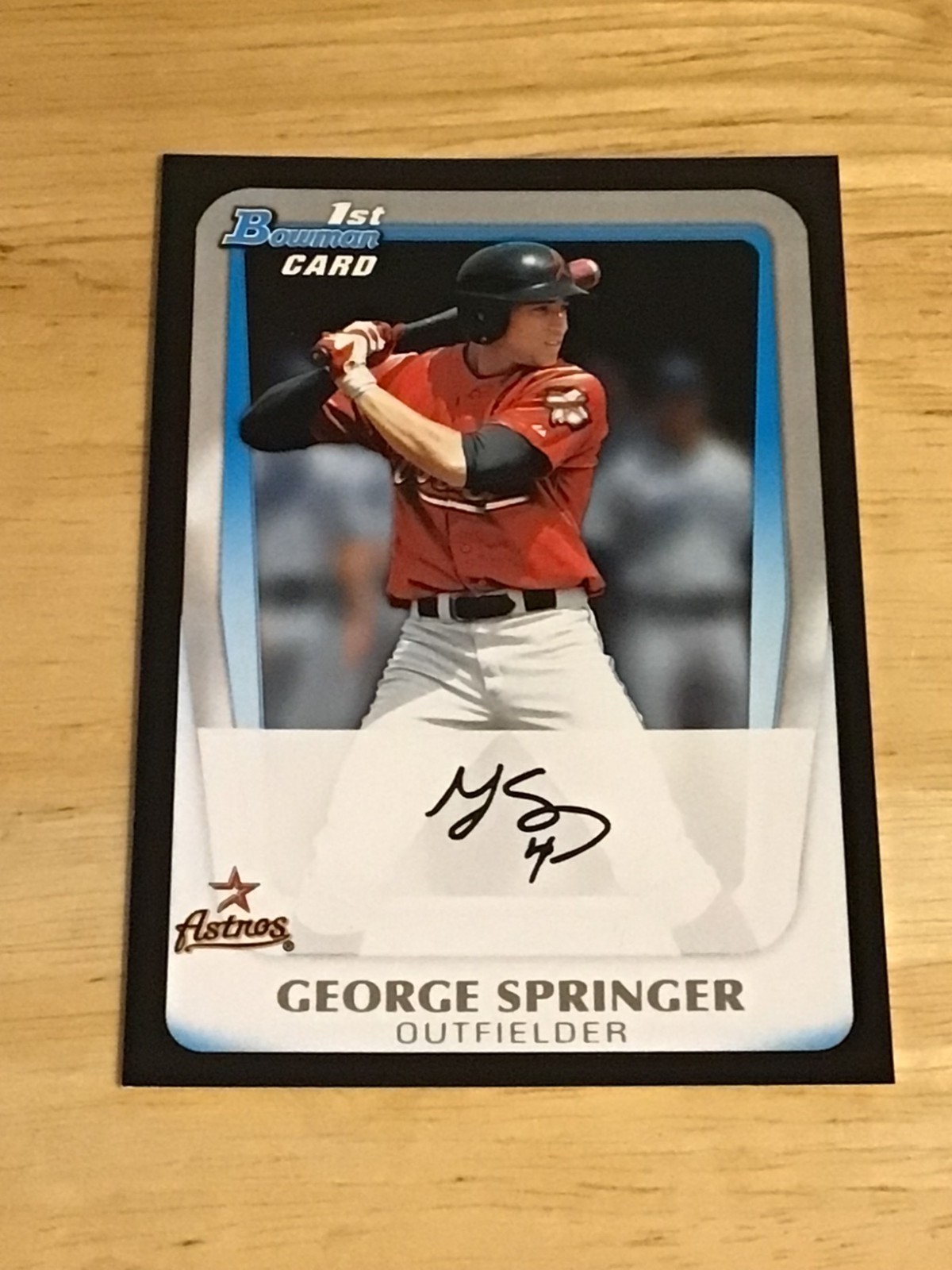2011 Bowman Draft Picks & Prospects George Springer #BDPP81