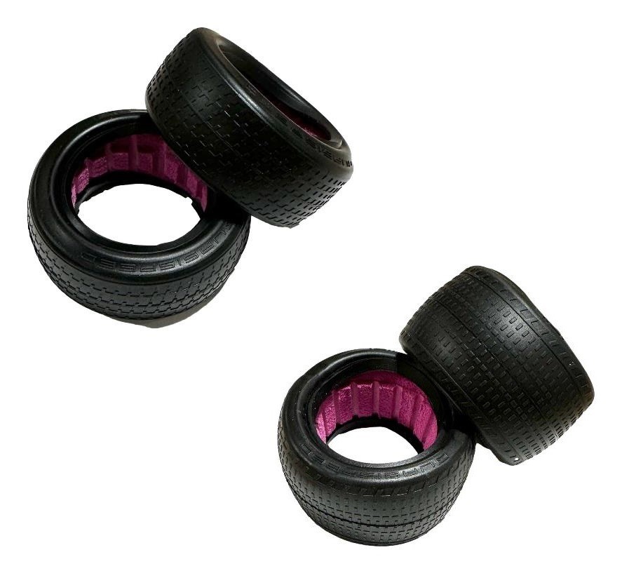 Quasi Speed Set of 4 Low Pin Tires with Inserts (2 Front/2 Rear) QS-1614 Quasi Speed Set of 4 Low Pin Tires with Inserts (2 Front/2 Rear) QS-1614