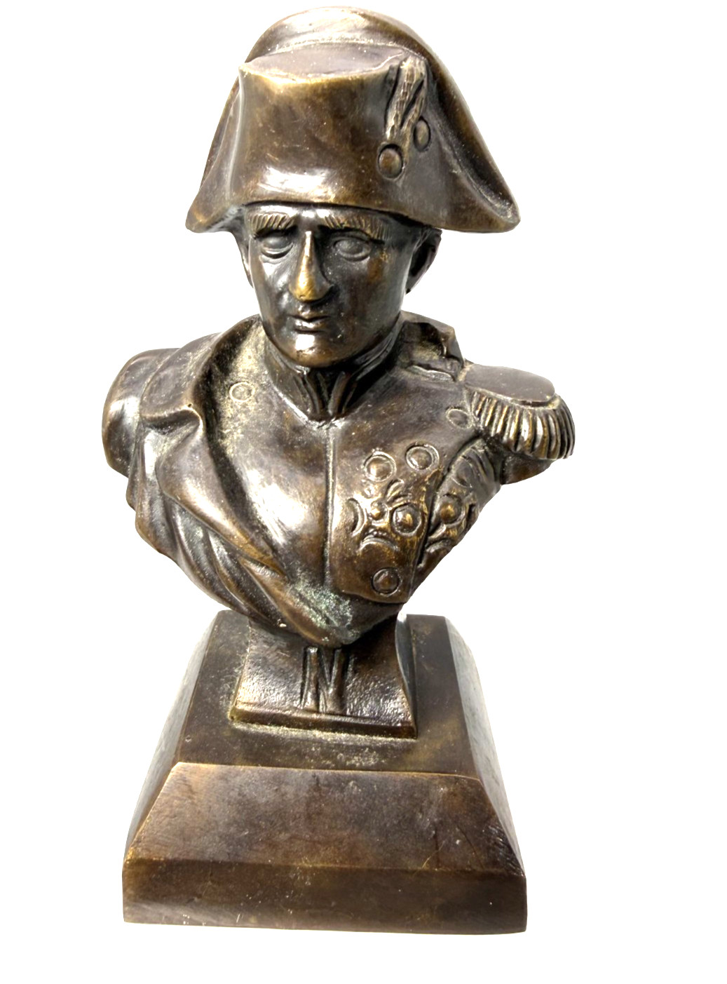 Antique French Cast Grand Tour Solid Bronze Napoleon Bonaparte Bust