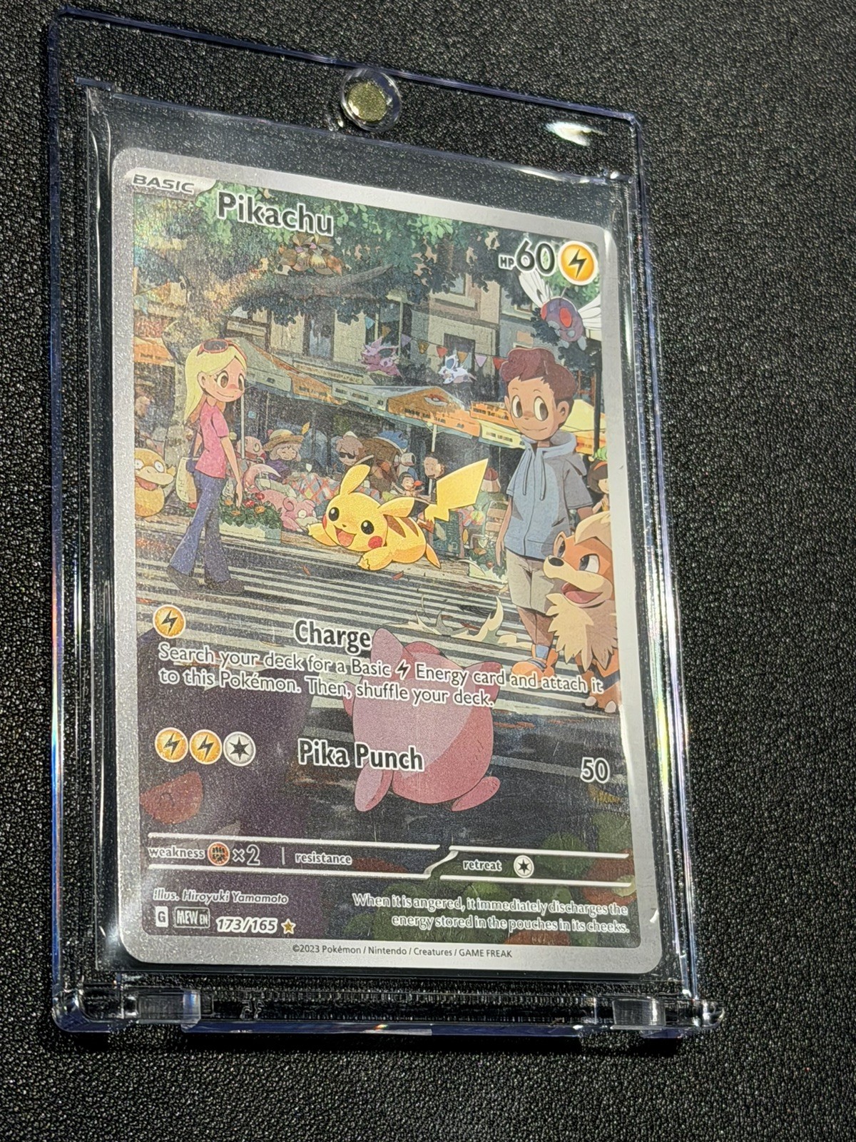 Pikachu 173/165 Sv: Scarlet & Violet 151 Holo Pikachu 173/165 Sv: Scarlet & Violet 151 Holo