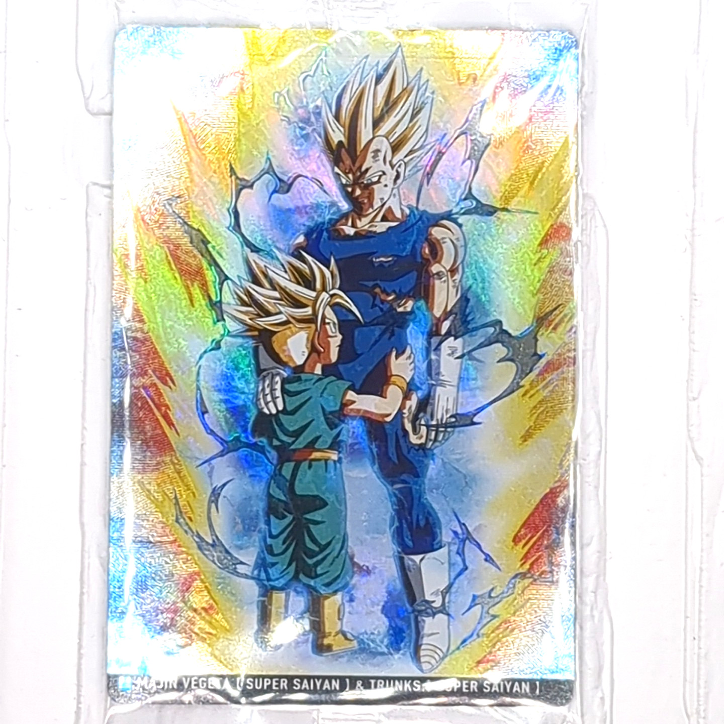 6-21 R Majin Vegeta Trunks Dragon Ball Itajaga Rare Plastic Trading Card NM Mint