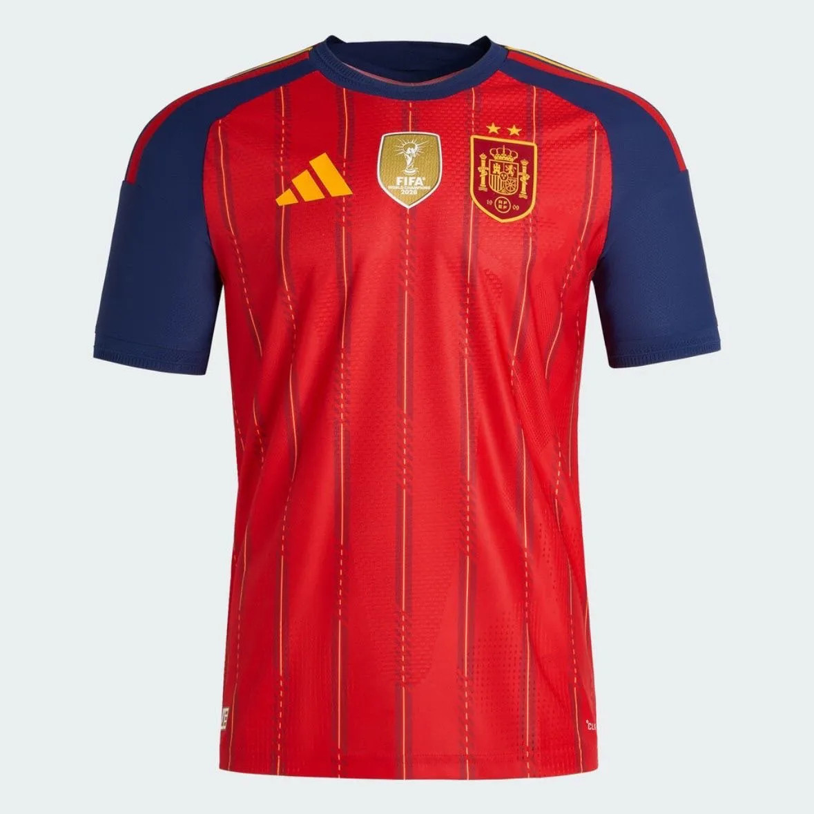 2026 Spain Home Two World Cup Stars Player Version Soccer Jersey Football Shirt
