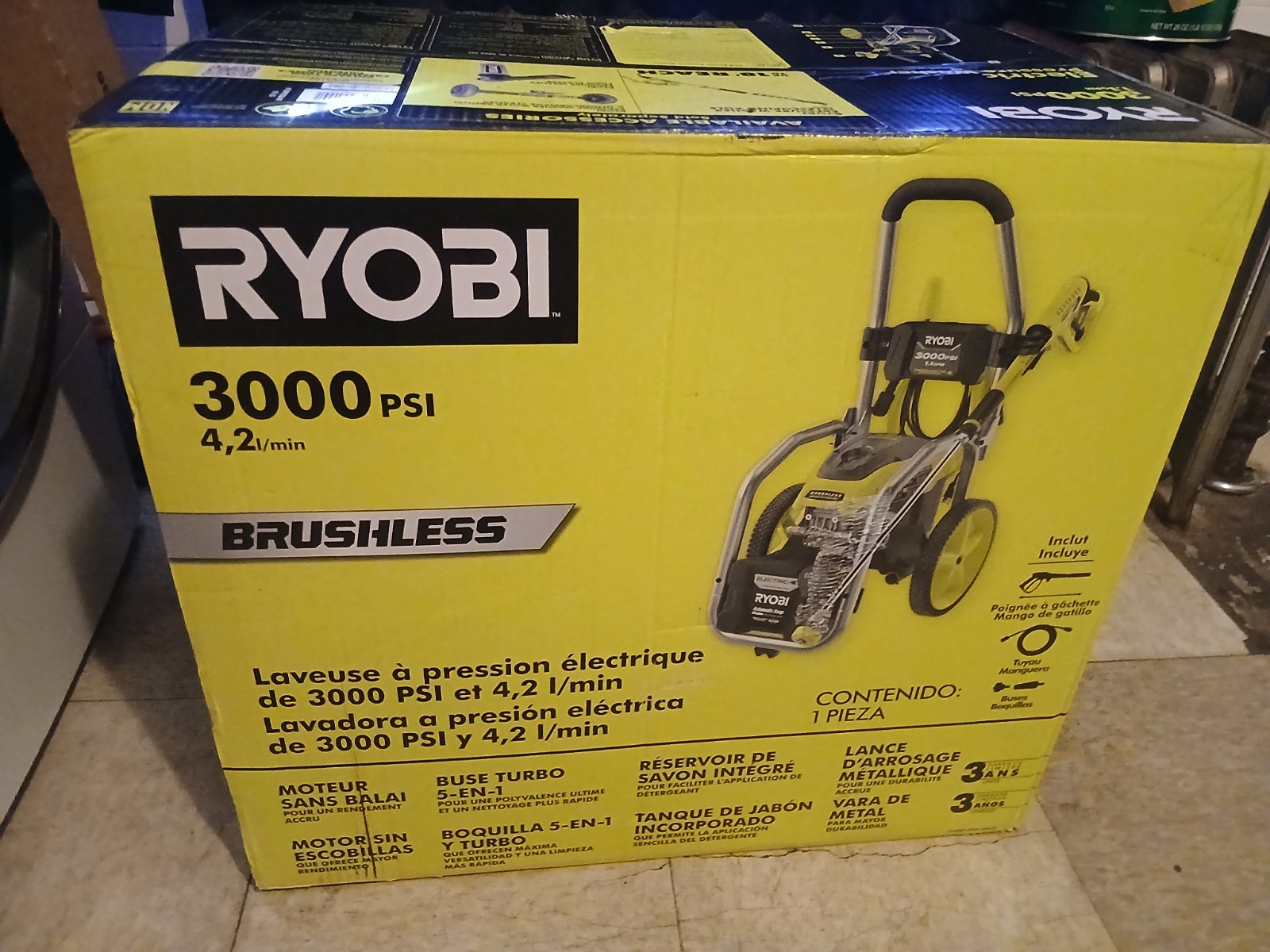 RYOBI RY143011VNM 3000 psi Pressure Washer RYOBI RY143011VNM 3000 psi Pressure Washer