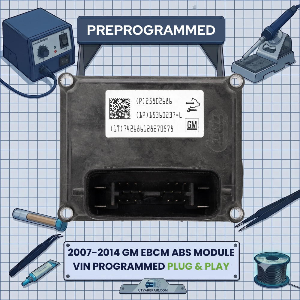 2007-2014 GM 1500 EBCM ABS Module VIN Programmed Silverado Sierra Tahoe Suburban
