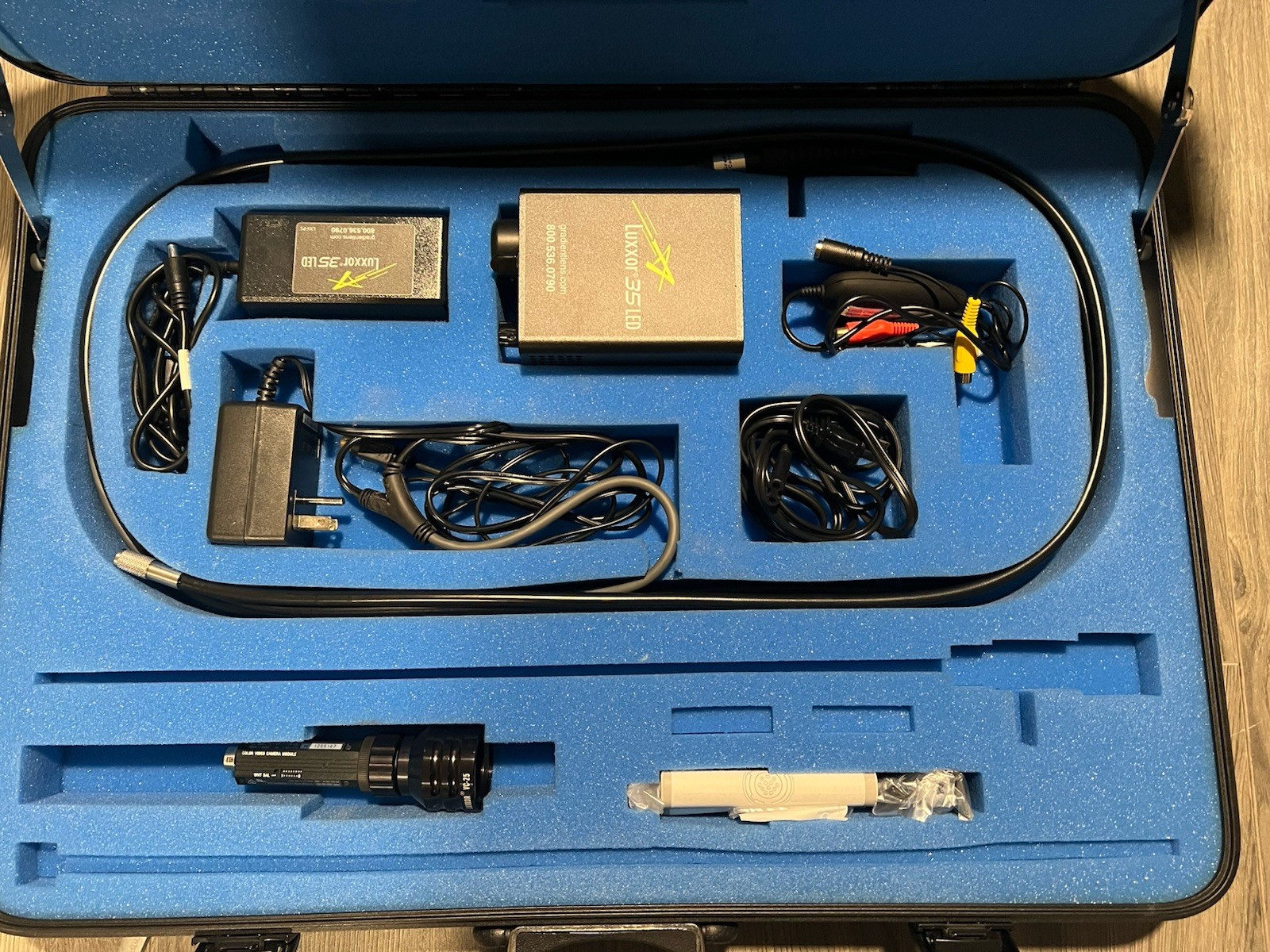 Hawkeye Gradient Lens Professional Precision Borescope Kit With Case Hawkeye Gradient Lens Professional Precision Borescope Kit With Case