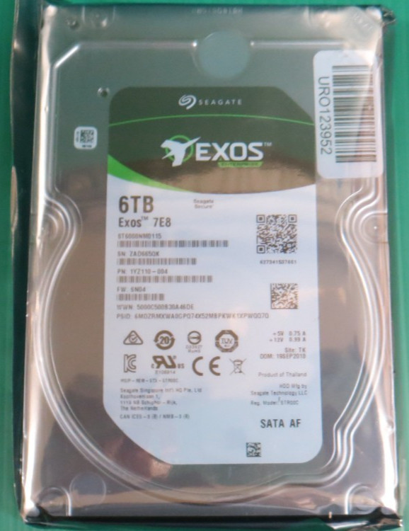 Seagate EXOS 7E8 /6TB / 256MB SATA /3.5\